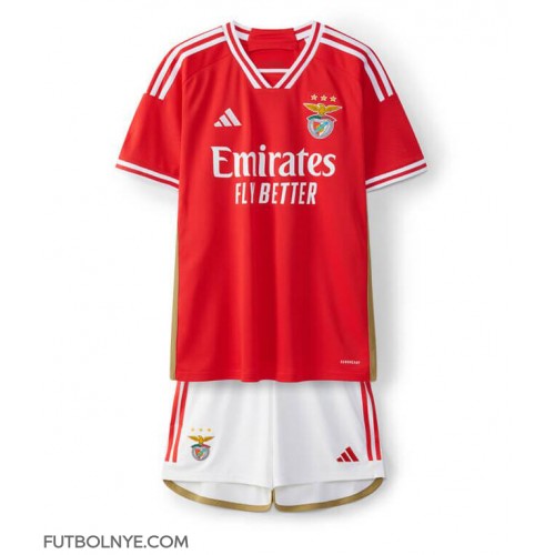 Camiseta Benfica Primera Equipación para niños 2023-24 manga corta (+ pantalones cortos)